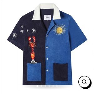 Tombolo 'Rocket Lobster' Cabana Shirt